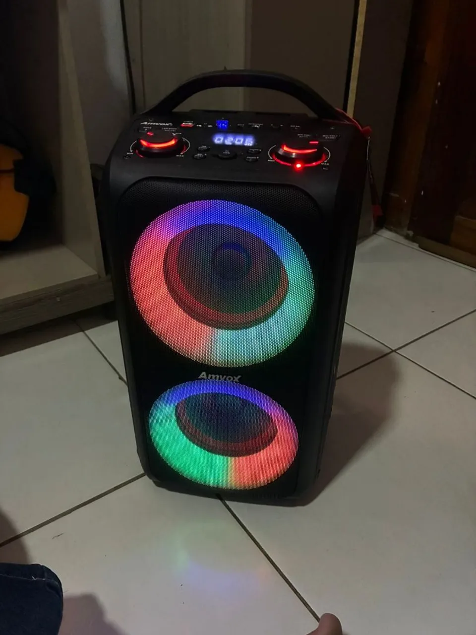 Caixa de Som amvox Bag nova zero na caixa