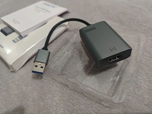 Adaptador USB 3.0 para hdmi Lemorele (estende ou duplica) - Foto 6