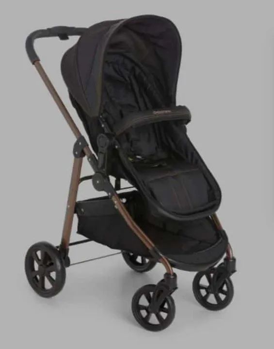 Carrinho de Bebê Dobrável Preto