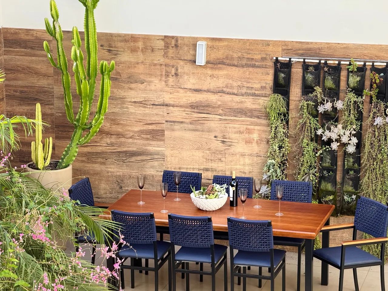 Conjunto mesa e 8 cadeiras externa brisa náutica - Solare móveis  - Foto 4