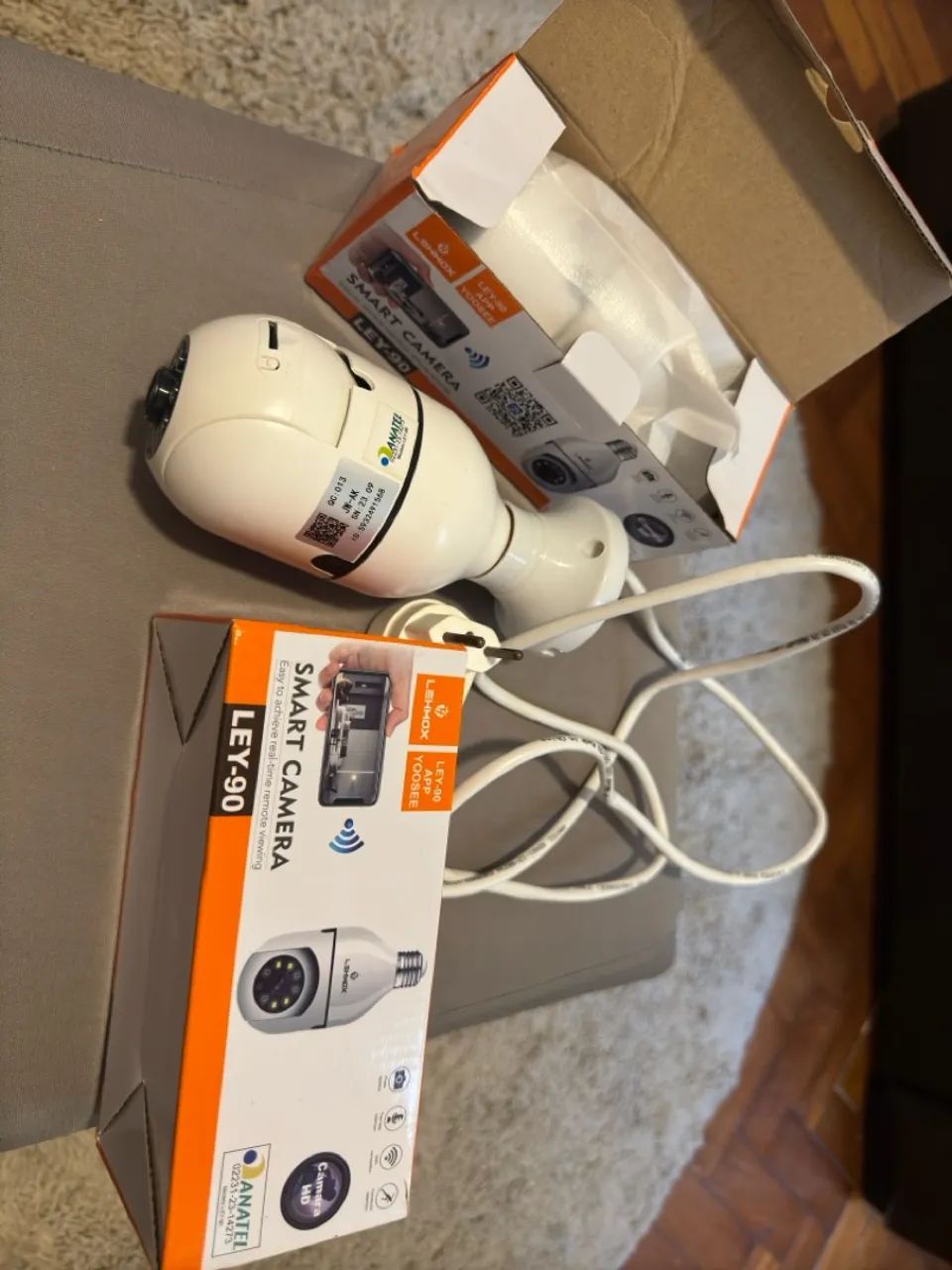 2 Smart Câmera WI-FI marca LEHMOX  modelo LEY-90 para uso com o app YOOEE - Foto 3