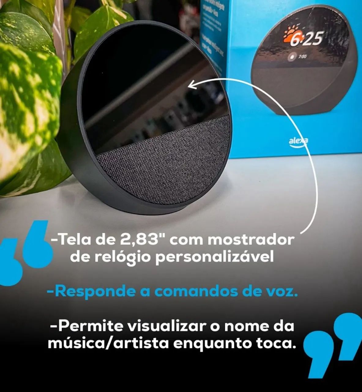 Amazon Echo Spot - Lançamento Original Pronta Entrega  - Foto 2