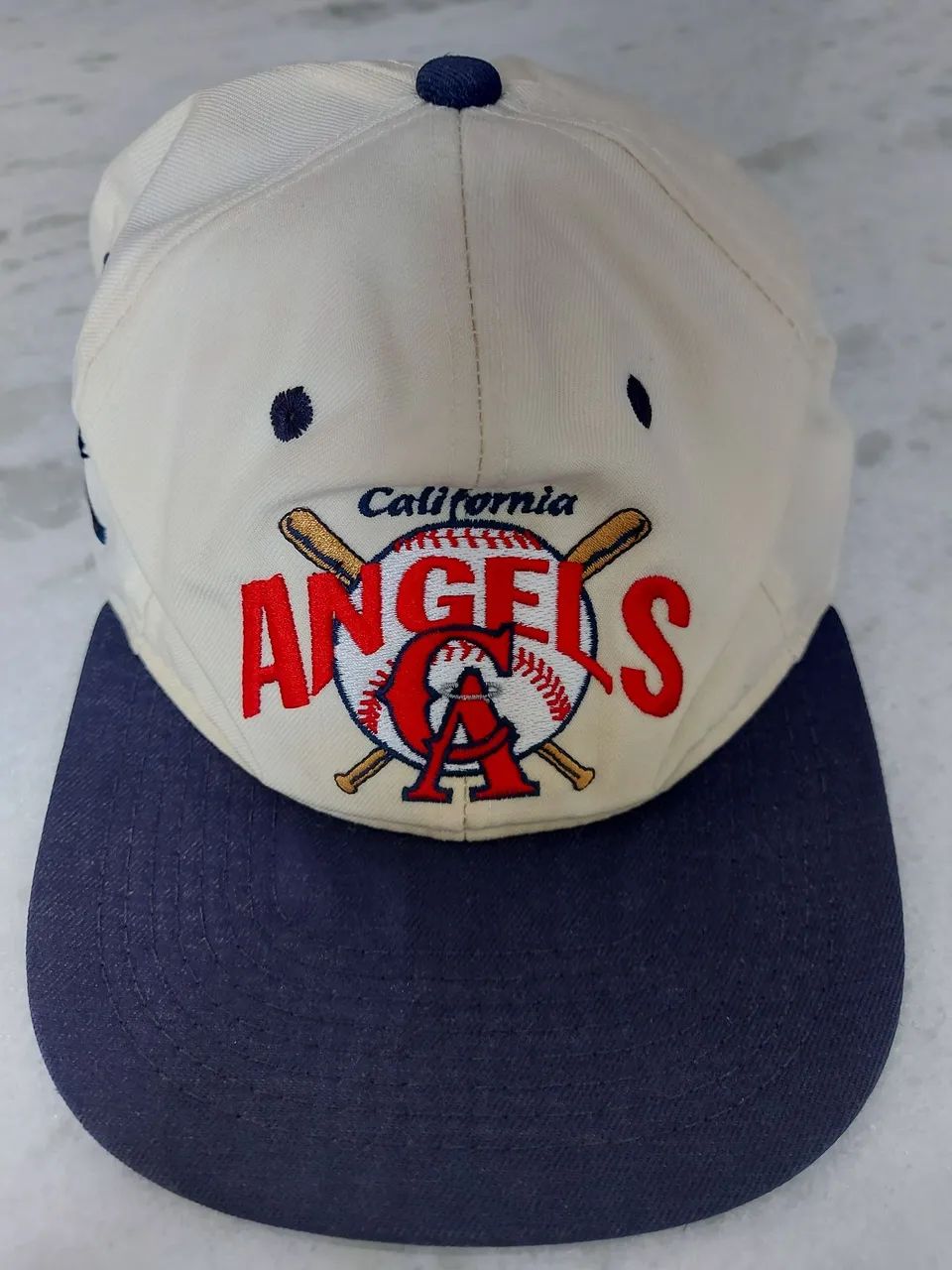 Boné antigo baseball California Angels