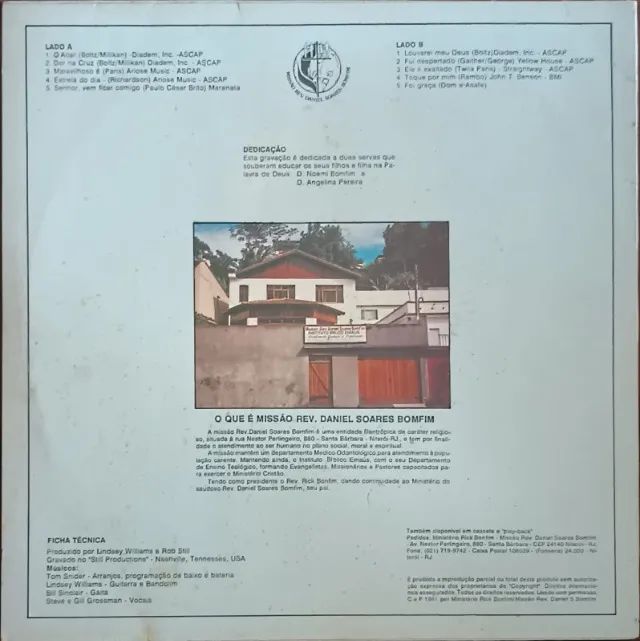 Lp Disco Vinil Gospel Evangélico Rick Bonfim O Altar - Raro - Foto 2