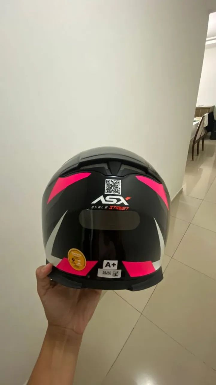 Capacete ASX tamanho 56 - Foto 5