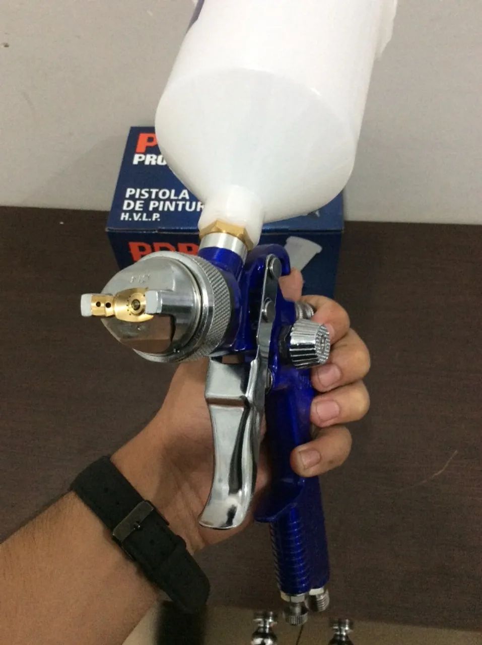 Pistola De Pintura Hvlp bico 1.3 600 Ml Pro-530 - Foto 5