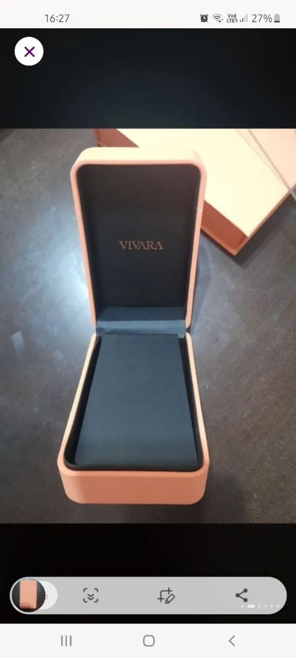 caixa joia vivara 12,5 x 7,5 x t,5  - Foto 2