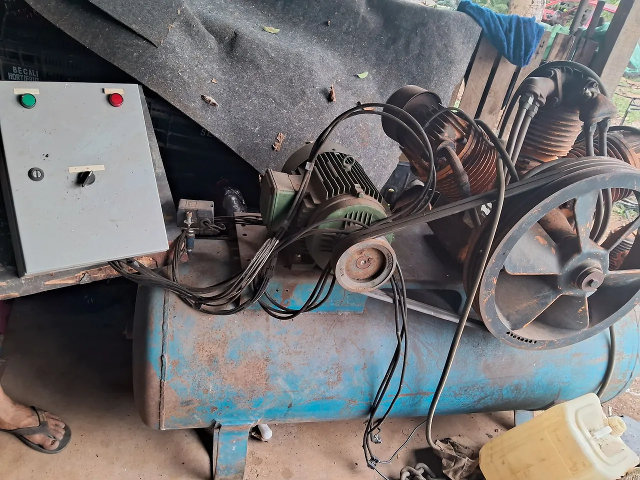Compressor de ar industrial