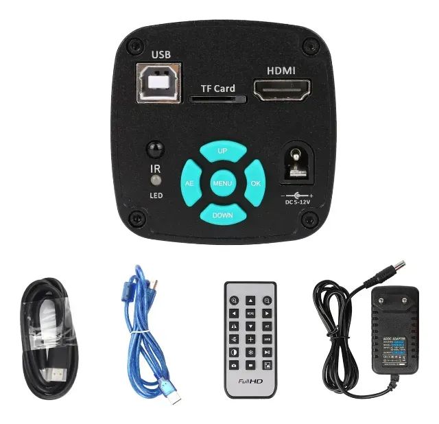 Microscópio Articulado Câmera 48mp 4k Usb Hdmi Lente 150x - Foto 2