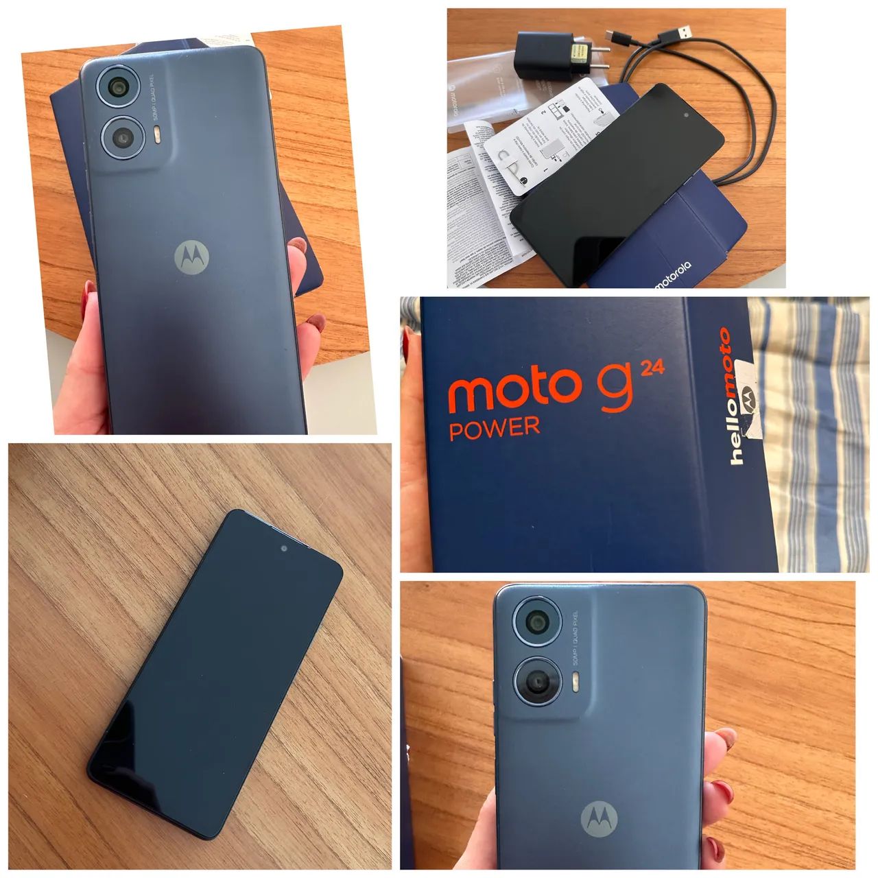 Moto G 24 power -128g Azul  - Foto 3