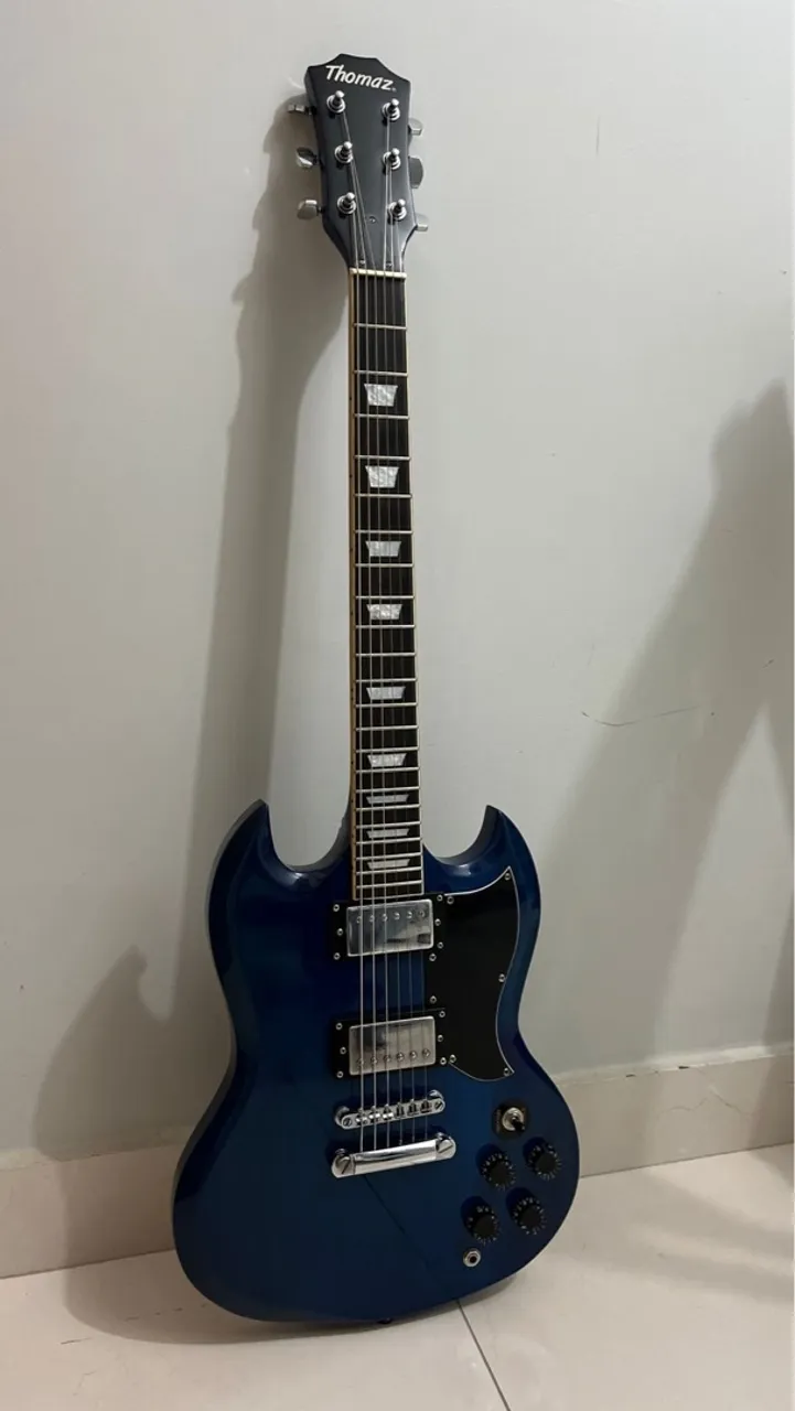 Guitarra Elétrica Thomaz SG - Azul