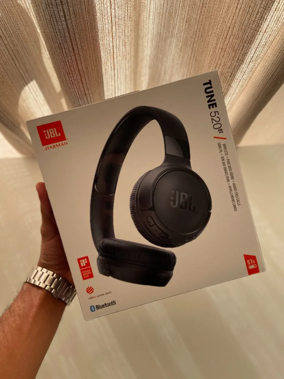 JBL Tune 520BT (Fone de ouvido Sem Fio Bluetooth 57 Horas de Bateria)