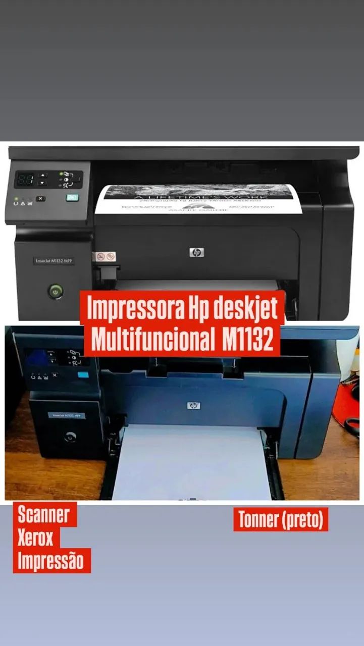 Impressora hp deskjet M1132 multifuncional 