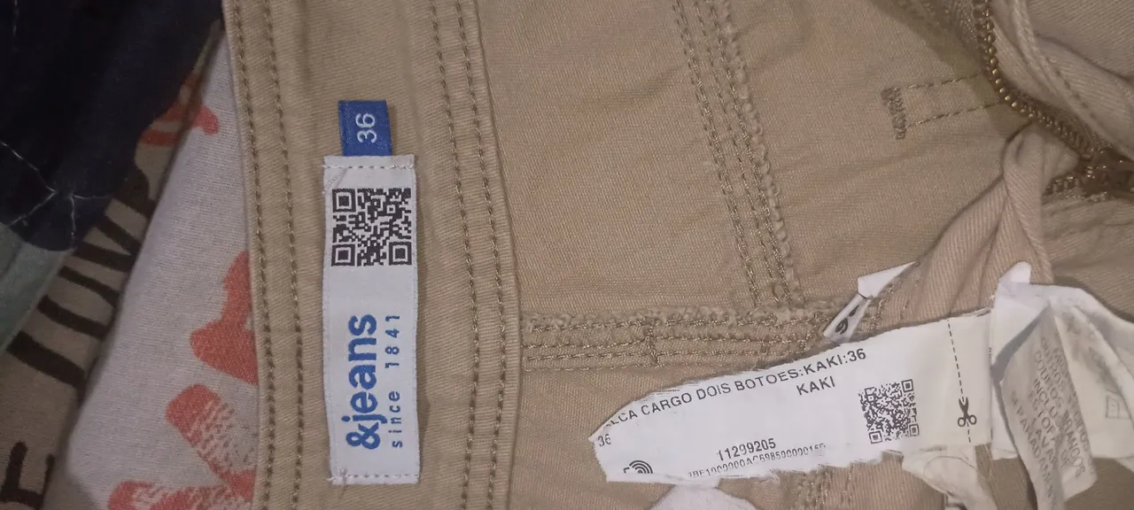 Calça  Cargo & Jeans Kaki 36