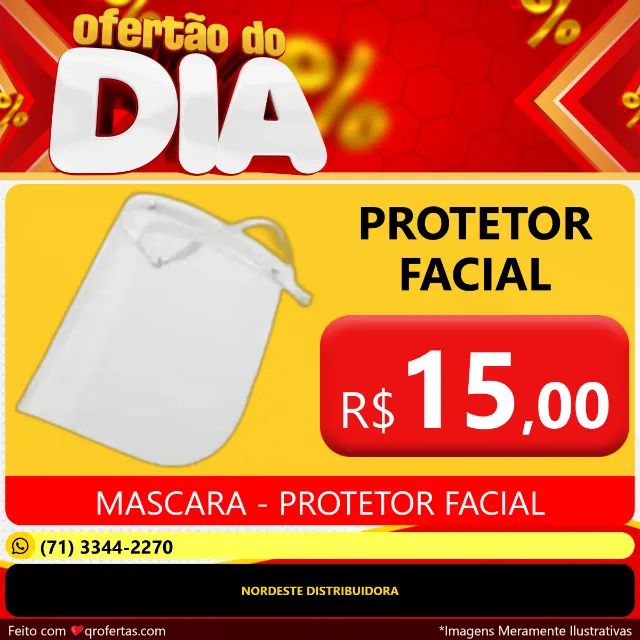 Máscara Protetor Facial - Foto 2