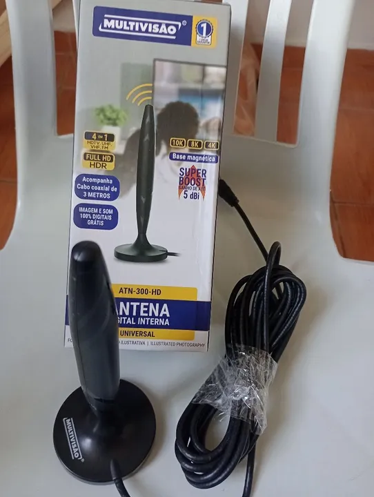 Antena Digital Interna Multivisão ATN-300-HD