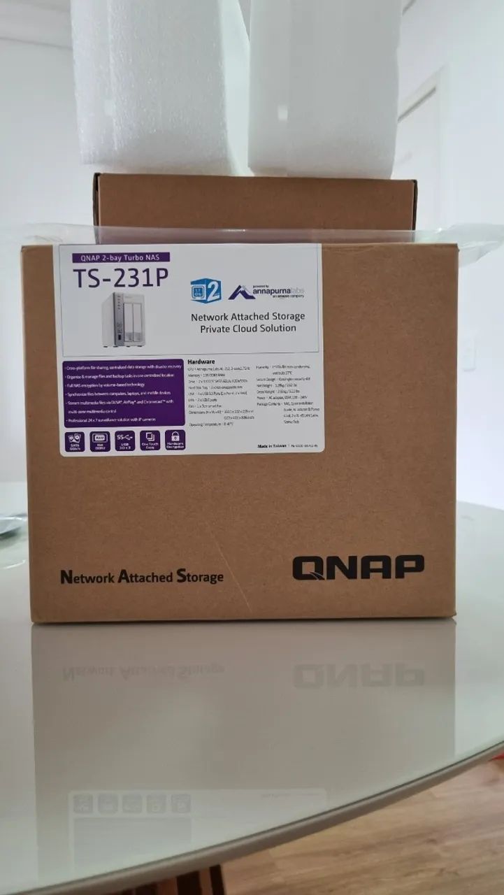 Servidor NAS QNAP TS-231P - 2 Baias, Dual-Core 1.7GHz, 1GB RAM + 2 HDDs 4TB - Novo - Foto 6