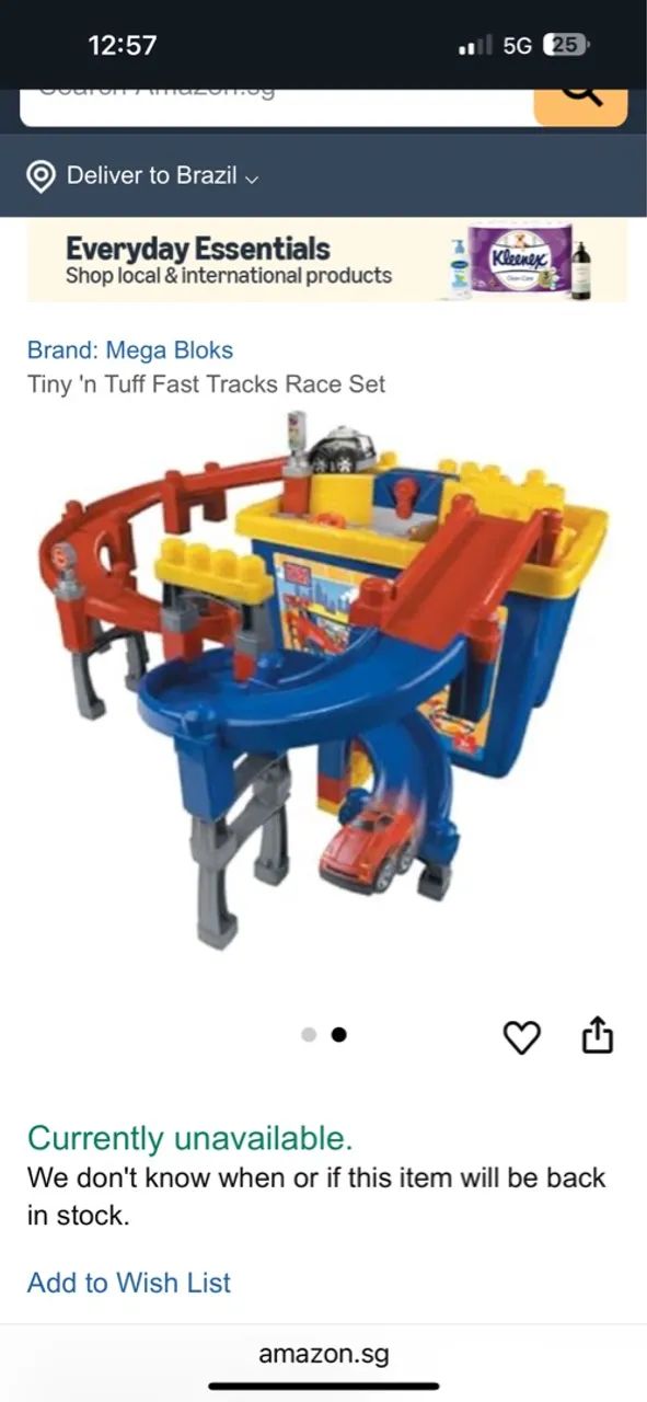 Mega Bloks Tiny'n Tuff Fast Tracks Race Set - Foto 2