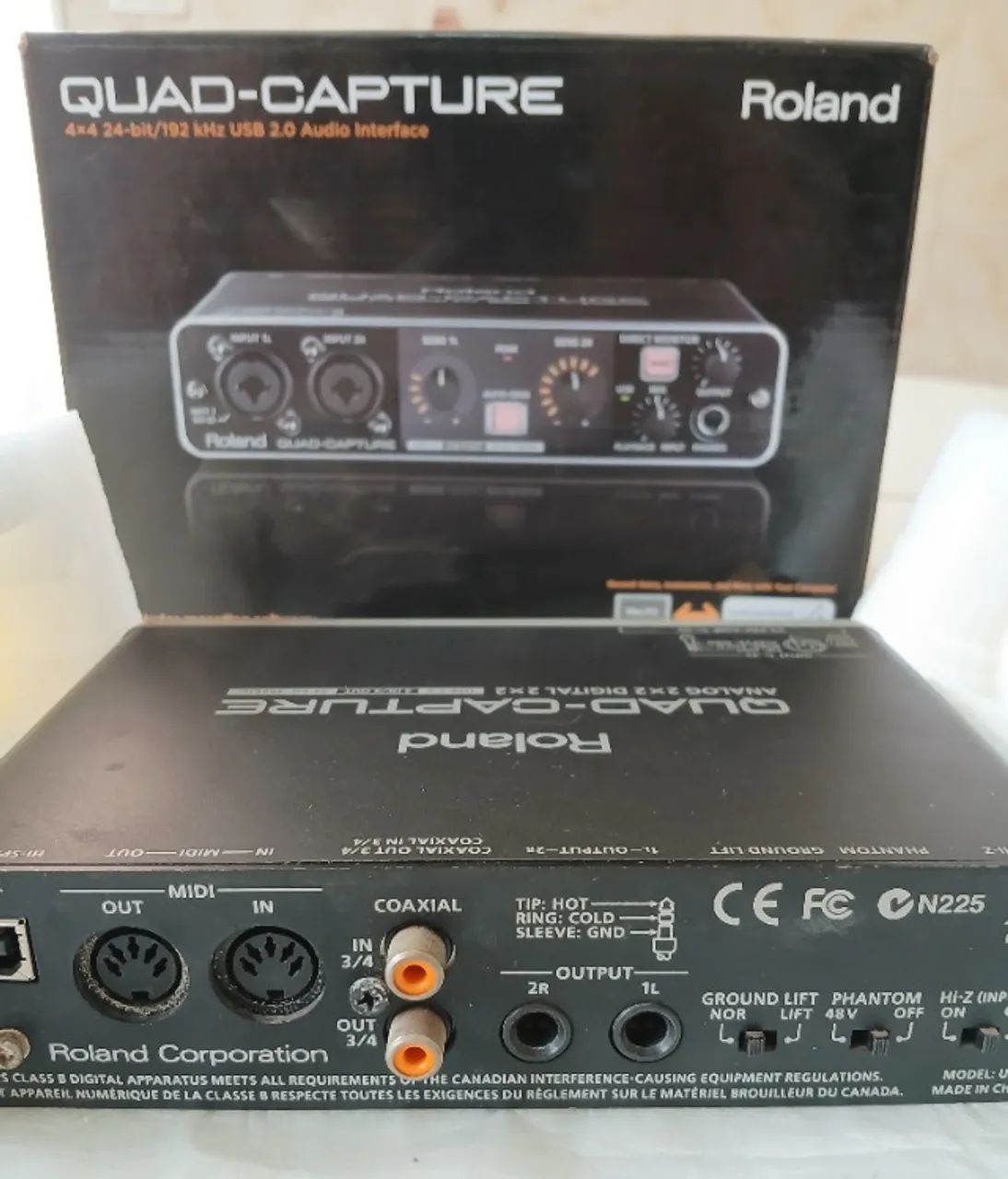 Placa de som USB Roland Quad Cpture. - Foto 4