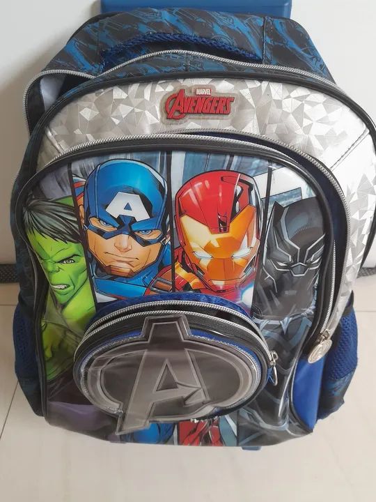 Conjunto de Mochilas Avengers - Infantil - Foto 5