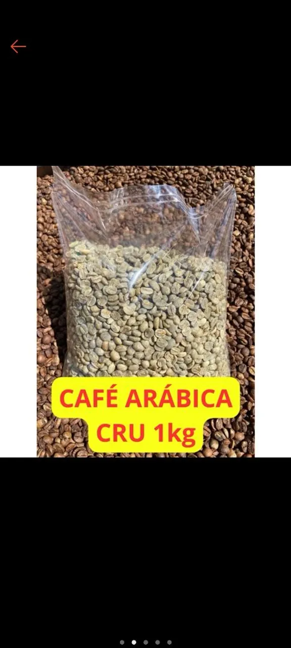 Café Arábica Cru 1kg - Qualidade Premium