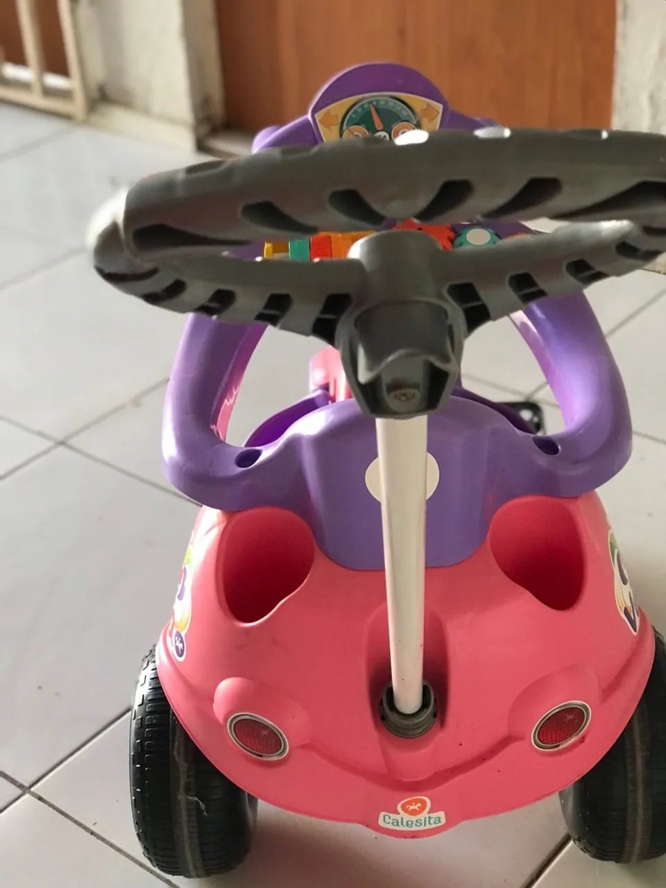 Triciclo Infantil Velocita Rosa e Roxo - Foto 3