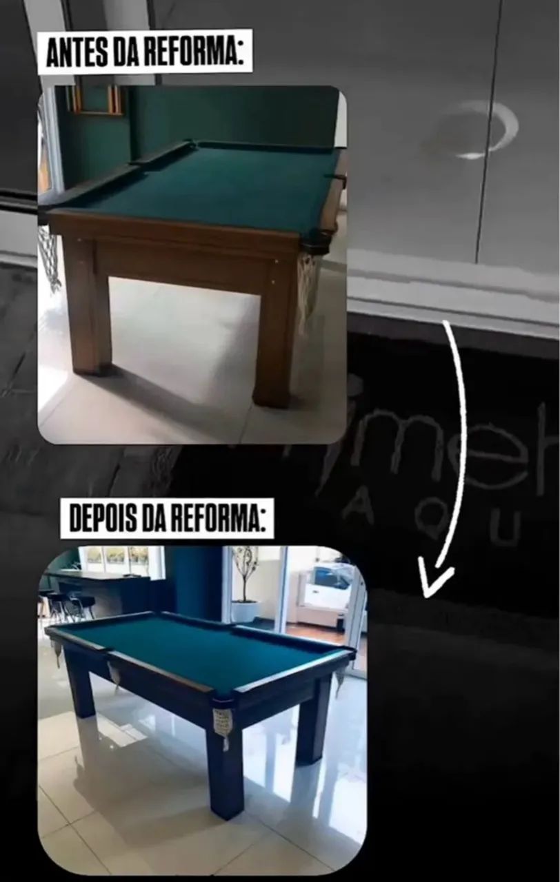 Reforma de mesa de sinuca em geral  - Foto 3