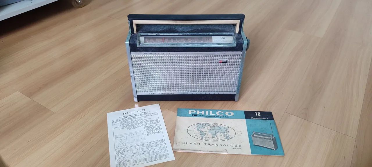 Rádio Philco Tranglobe (Ler Descrição)
