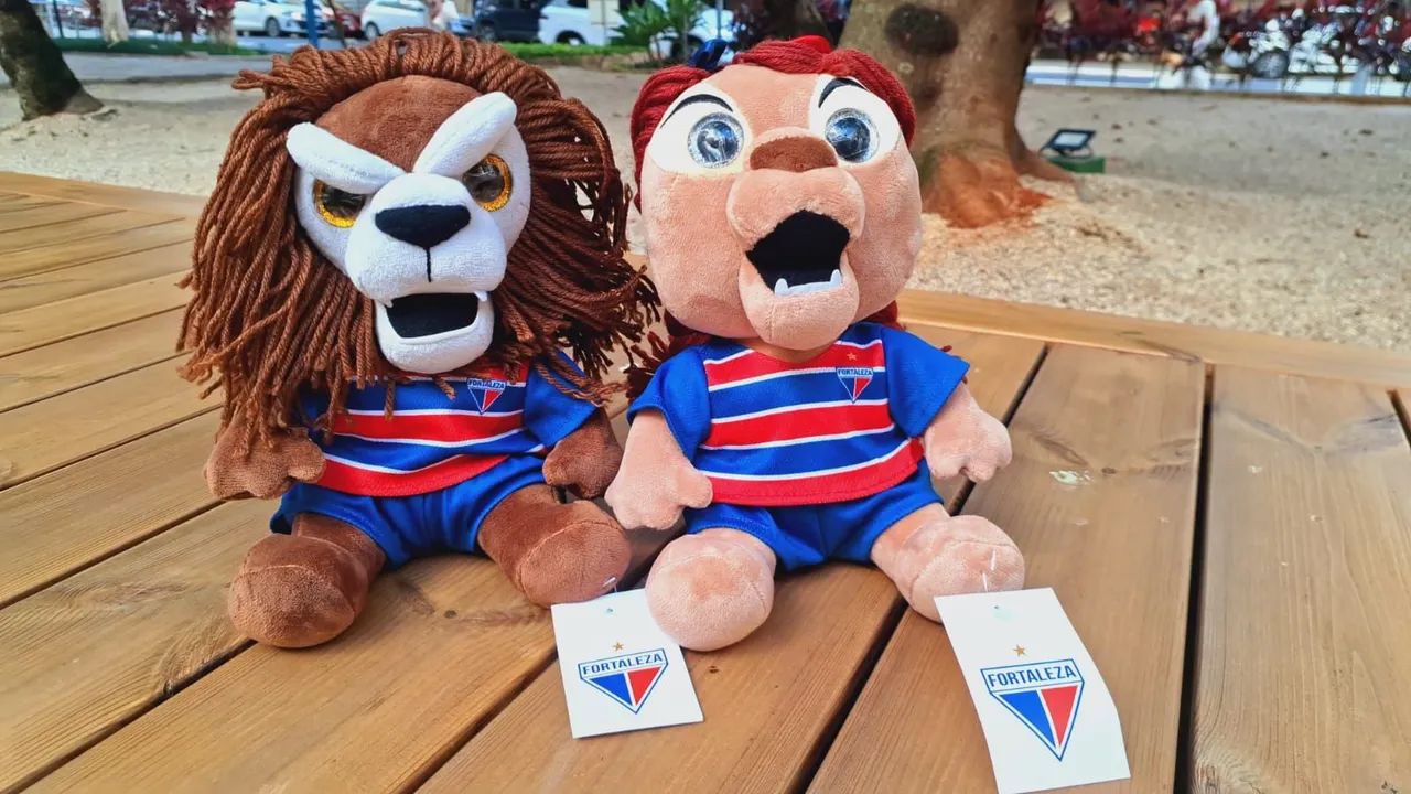 2 Mascotes Oficiais Fortaleza Esporte Clube - Original Oficial 