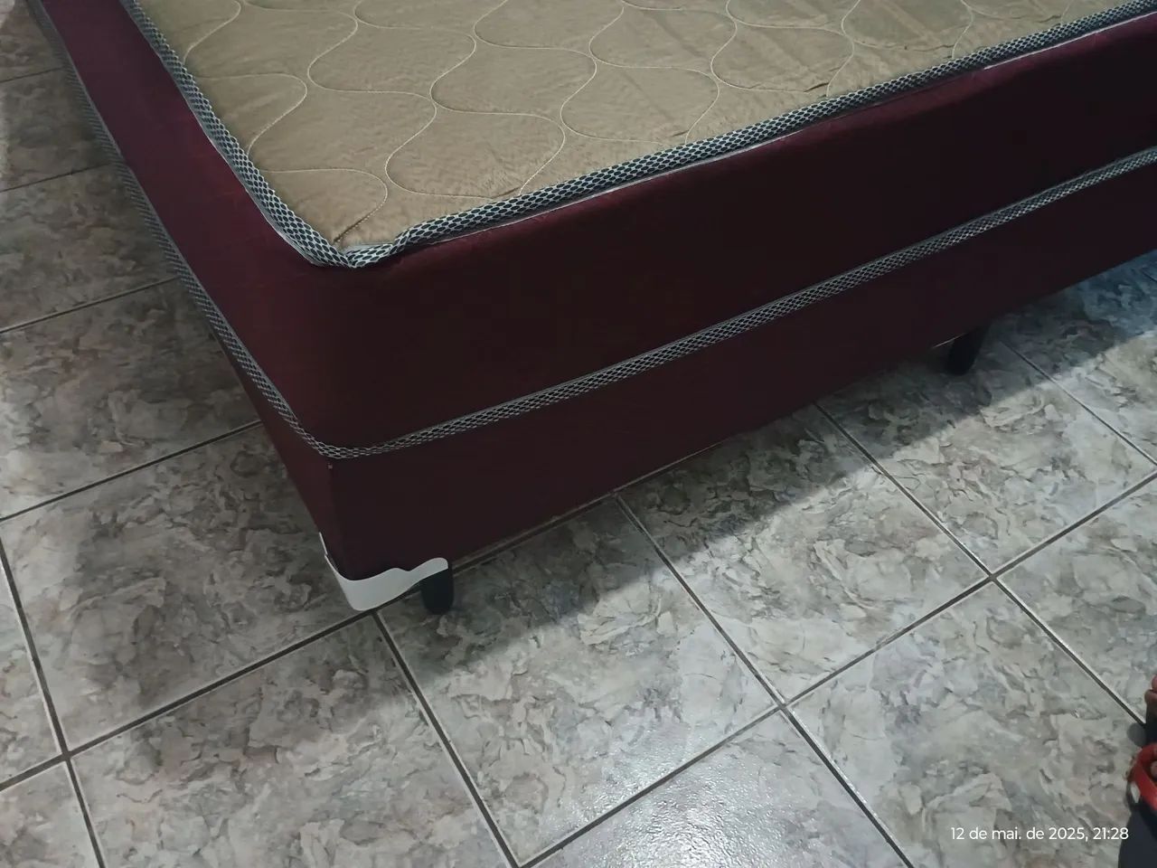 Cama Box de casal em Perfeito estado  - Foto 3