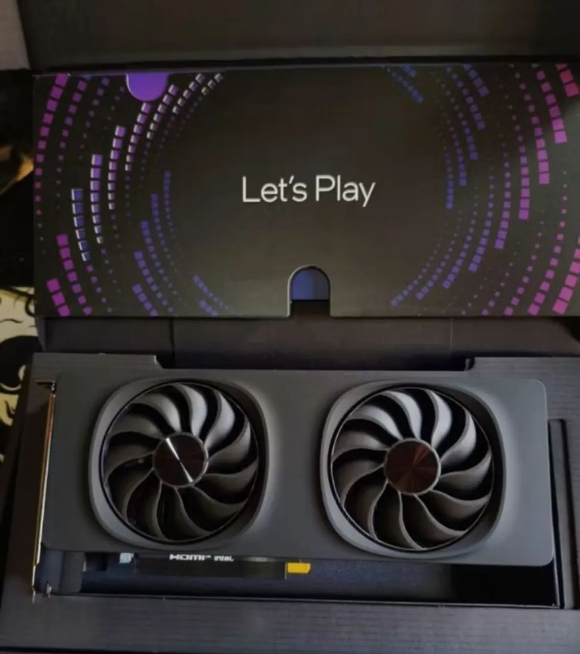 Placa de Vídeo Intel Arc B580 Edição Limitada 12GB GDDR6 Xe2 Ray Tracing Nova