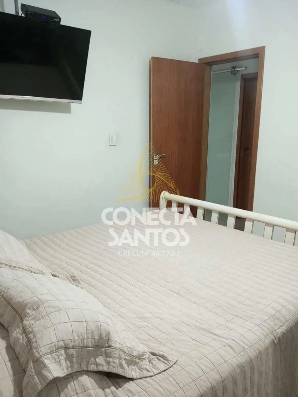 Apto 2 quartos, Centro S Vicente R$290 mil Cod2177