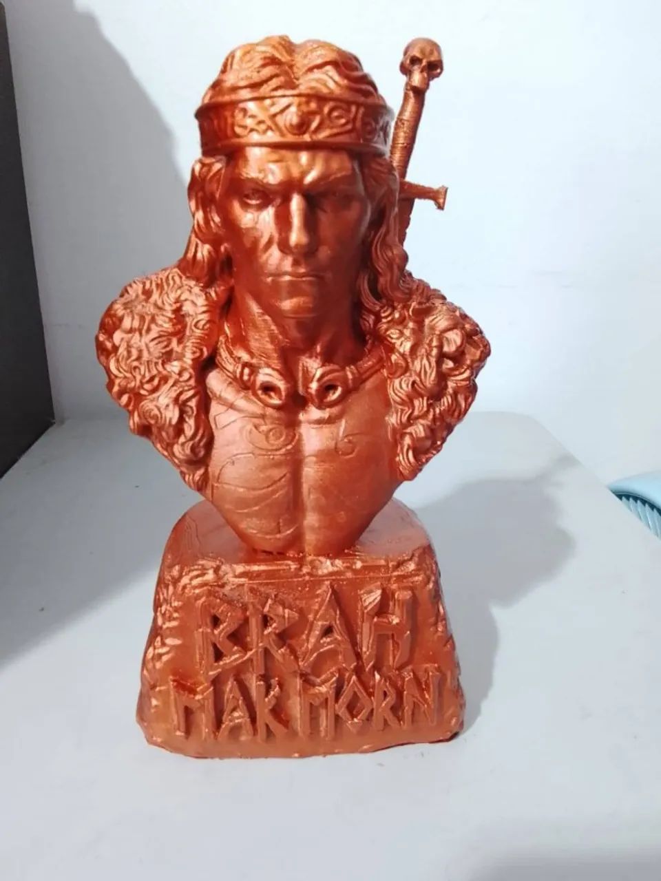 Bran Mak Morn de Robert E Howard busto feito por encomenda - Foto 3