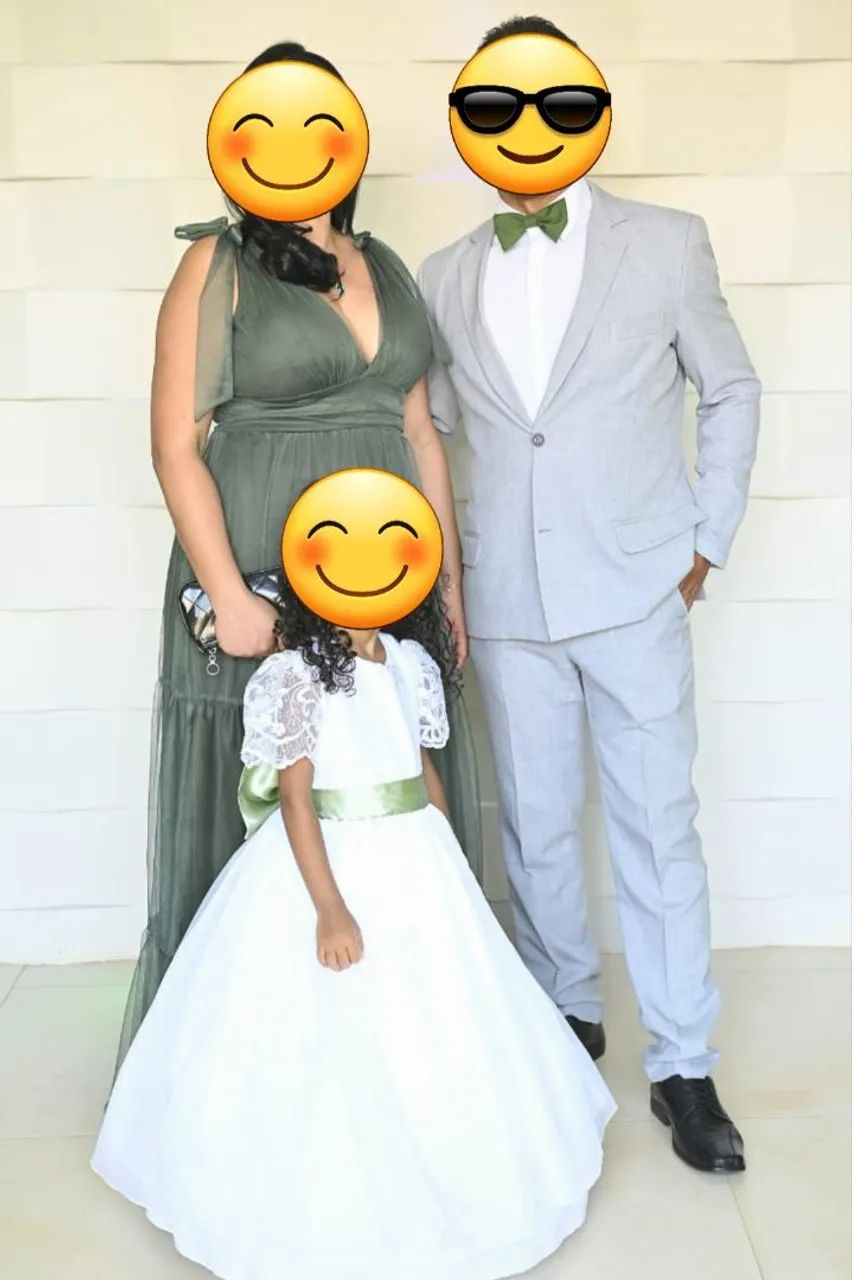 Vestido daminha branco - Foto 5