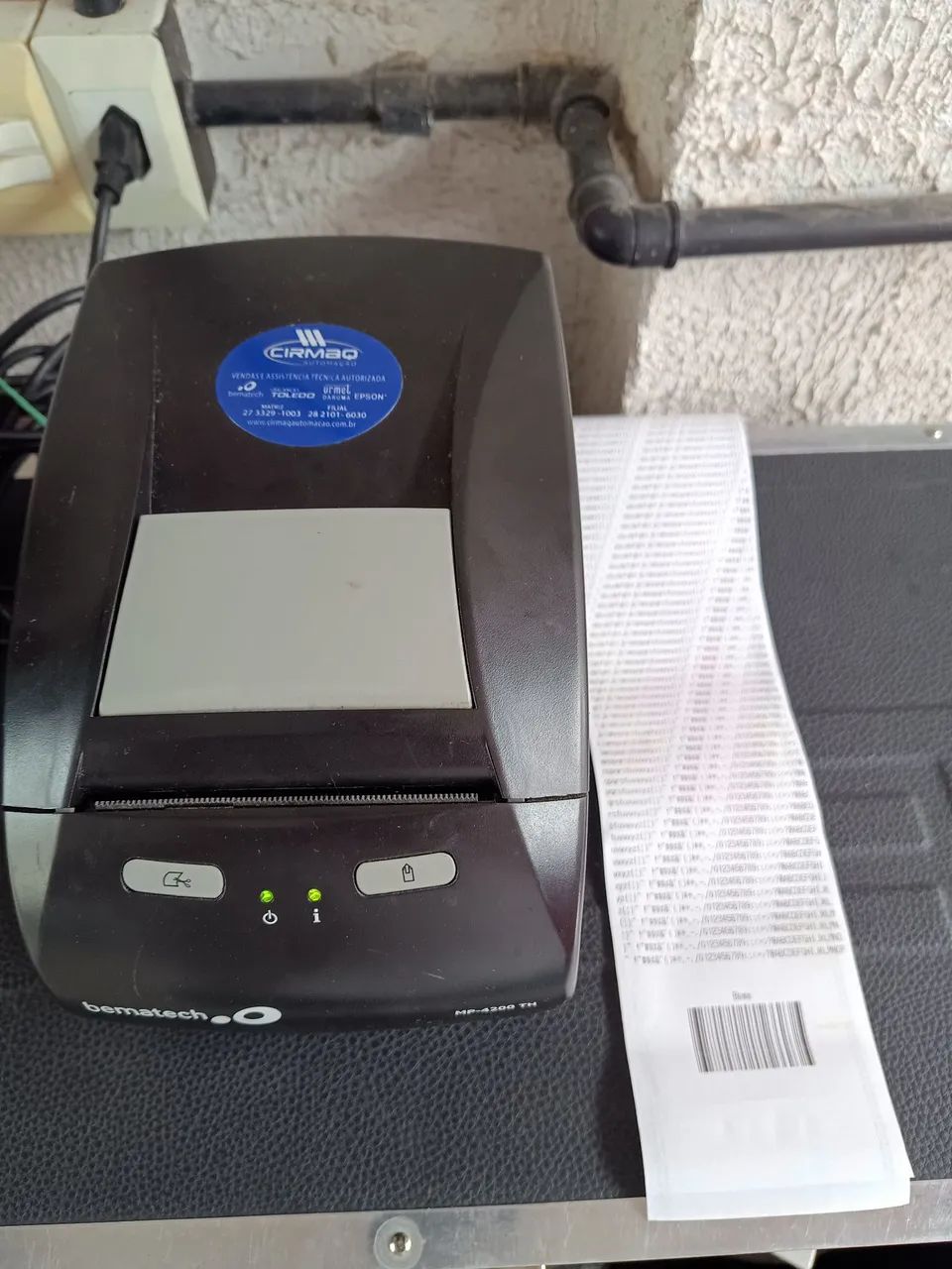 Vendo Impressora Térmica Não Fiscal Bematech Mp-4200 Th e Leitor de Código de barras.