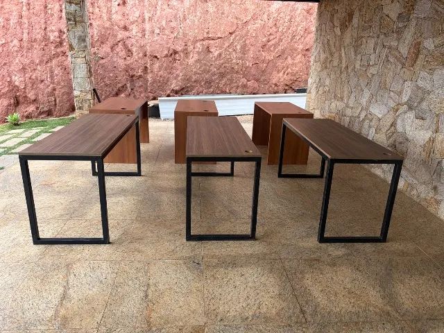 Conjunto de Escrivaninha Industrial  - Foto 2
