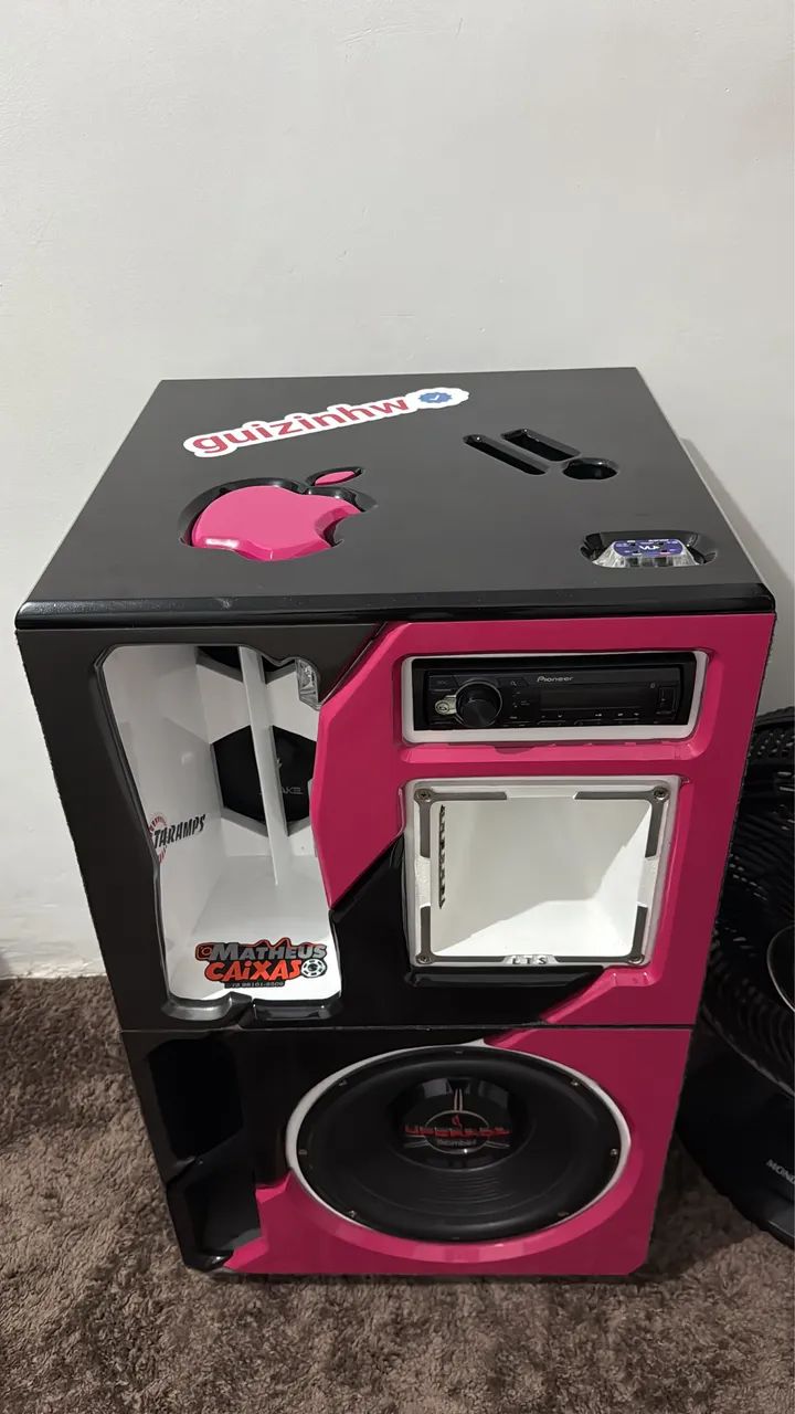 Caixa de som automotiva completa