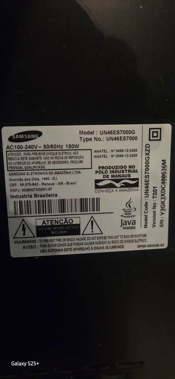 Tv Samsung 46 3d smartv - Foto 2