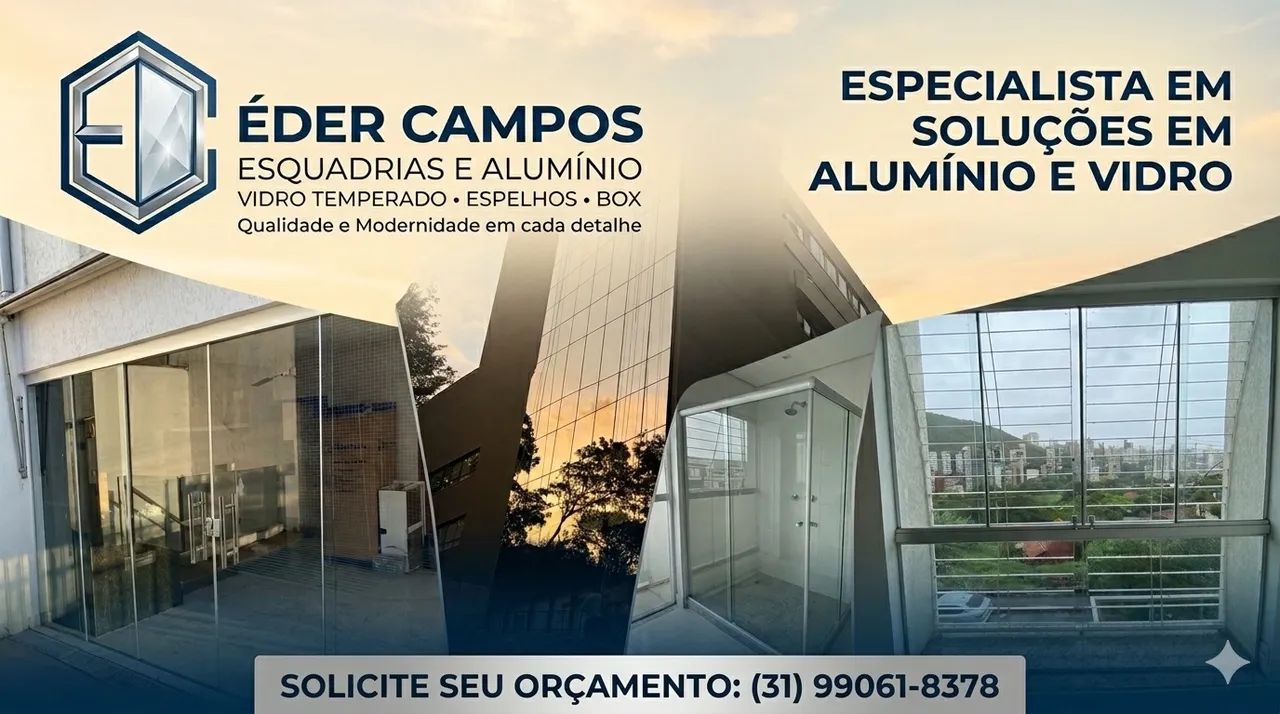 Esquadria em alumínio manutenção e instalação 