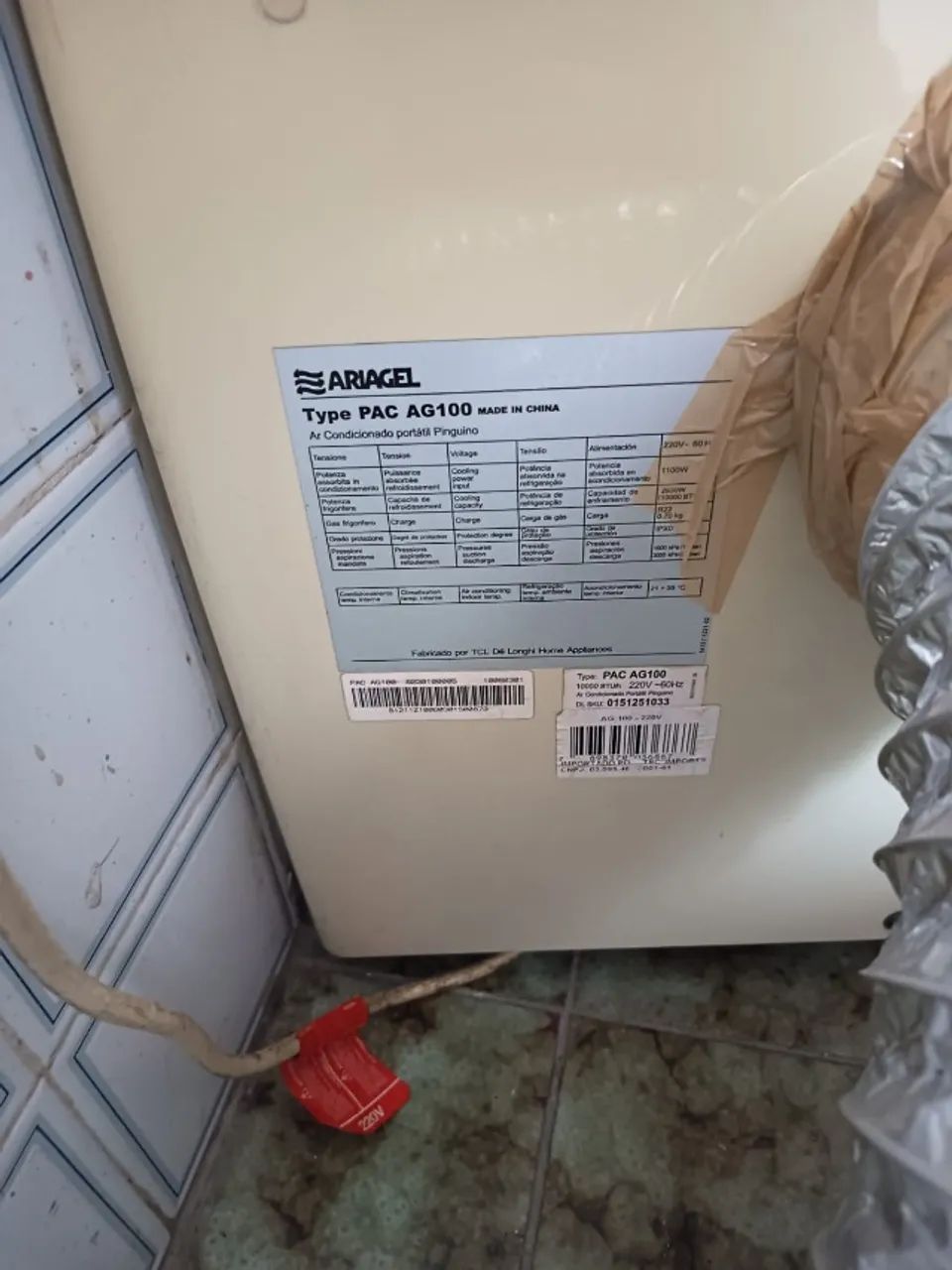 Ar condicionado Ariagel ag100 10.000 btus - Foto 2