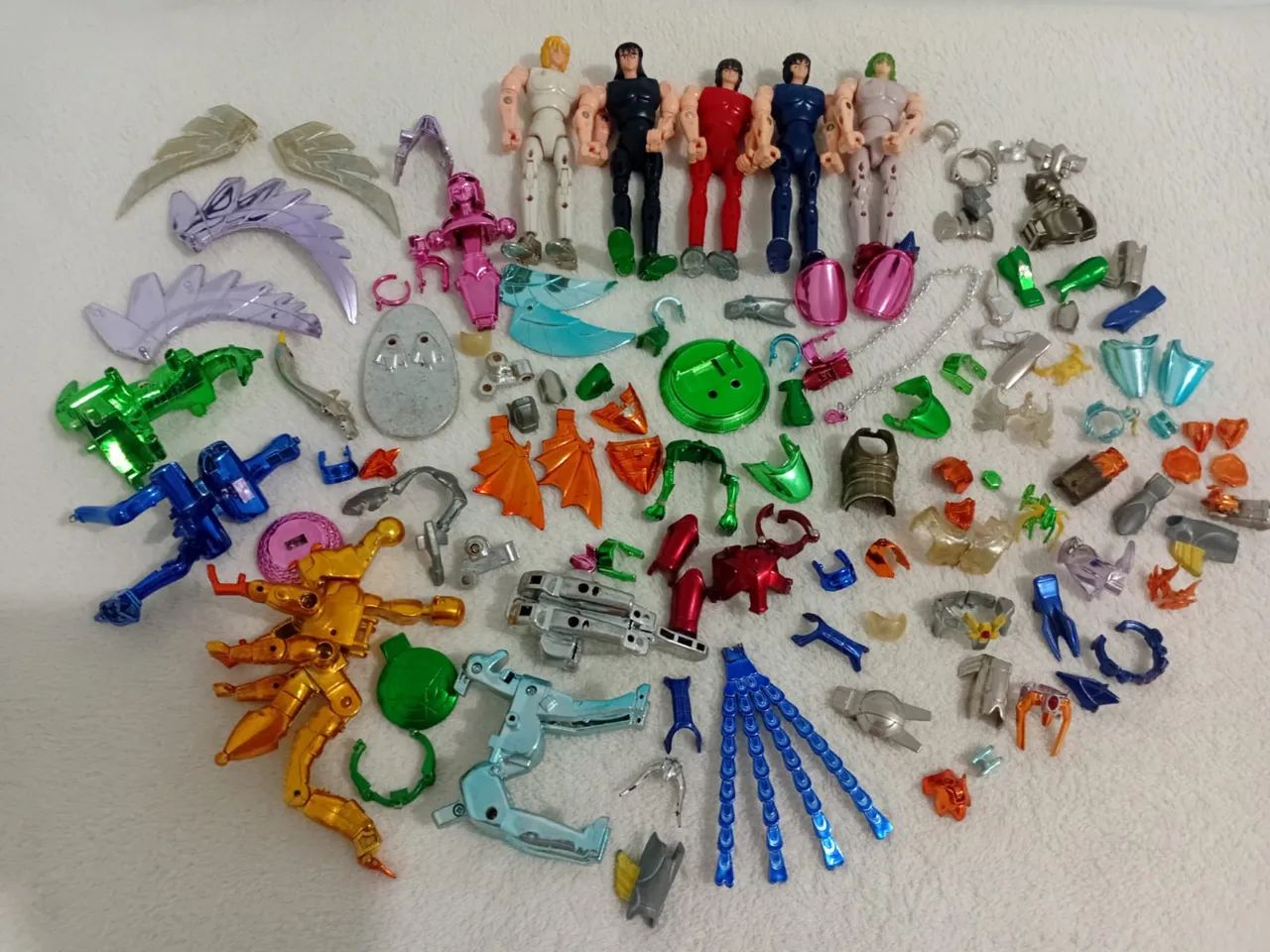 Coleção Original Cavaleiros Do Zodíaco Bandai 1988 Vintage