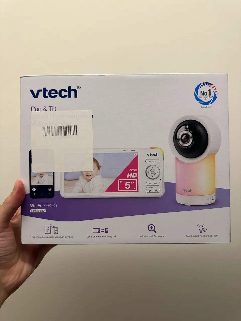 Babá eletrônica Vtech Wi-Fi HD