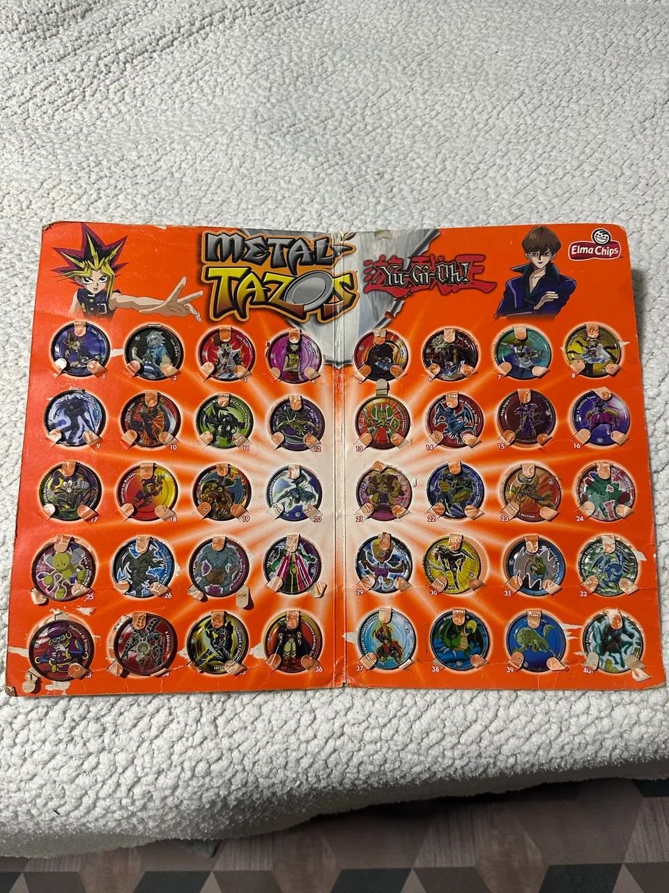 Álbum de Metal Tazos do Yu-Gi-Oh