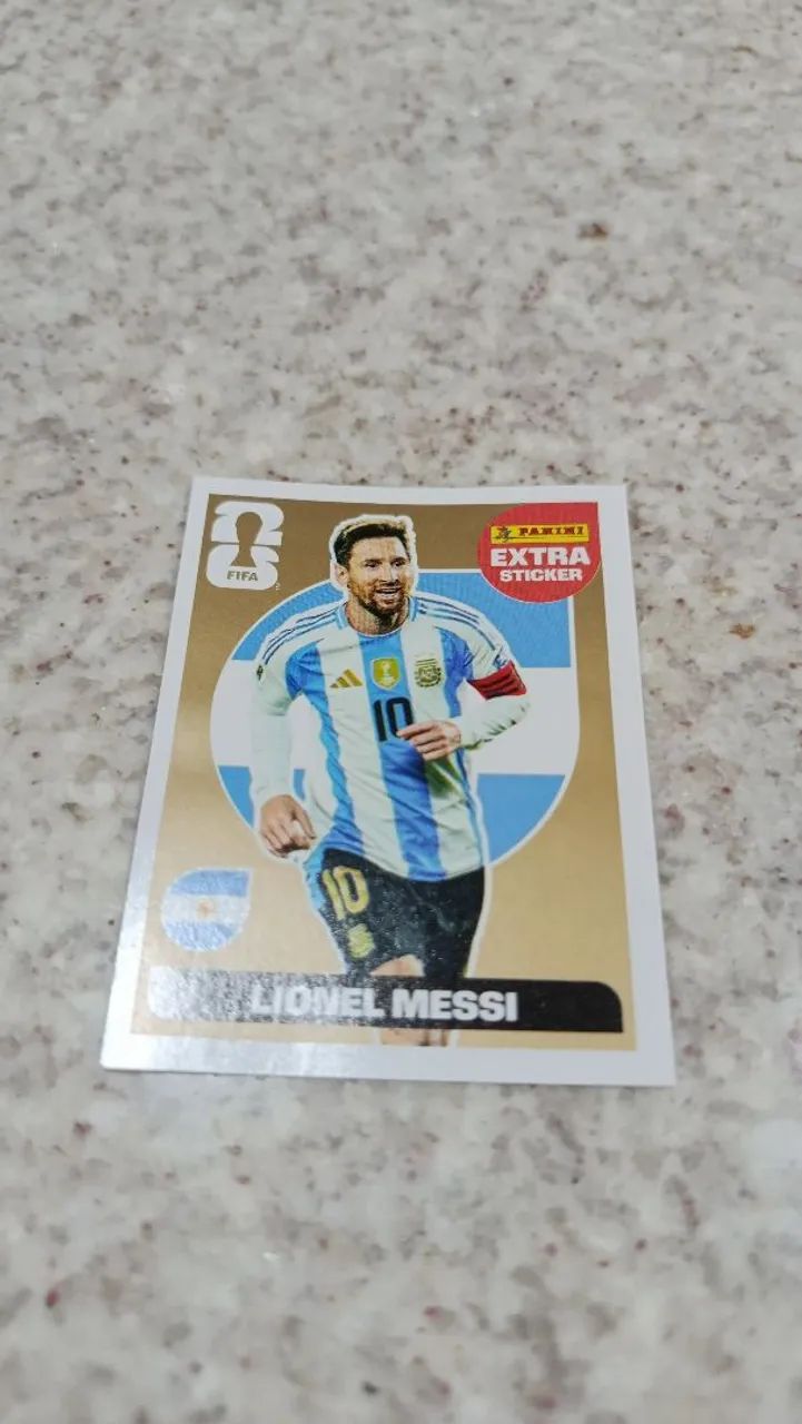 FIGURINHA LEGEND MESSI DOURADA - Foto 2