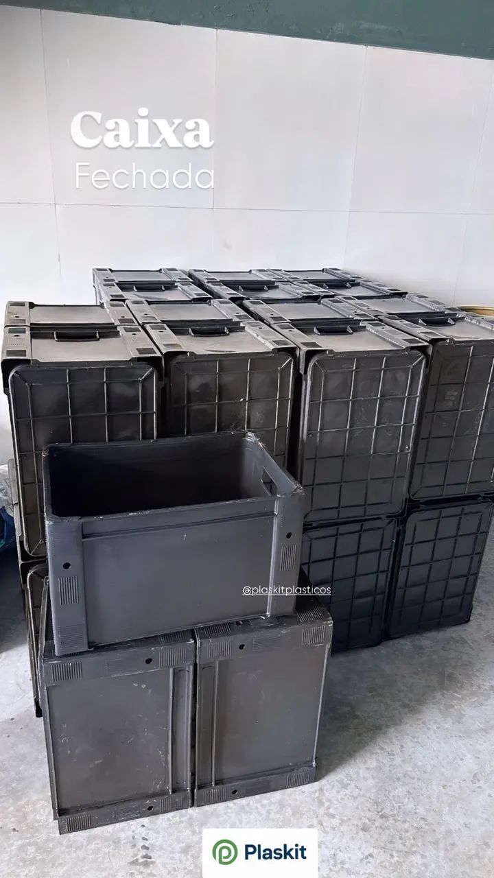 Caixote de plástico 