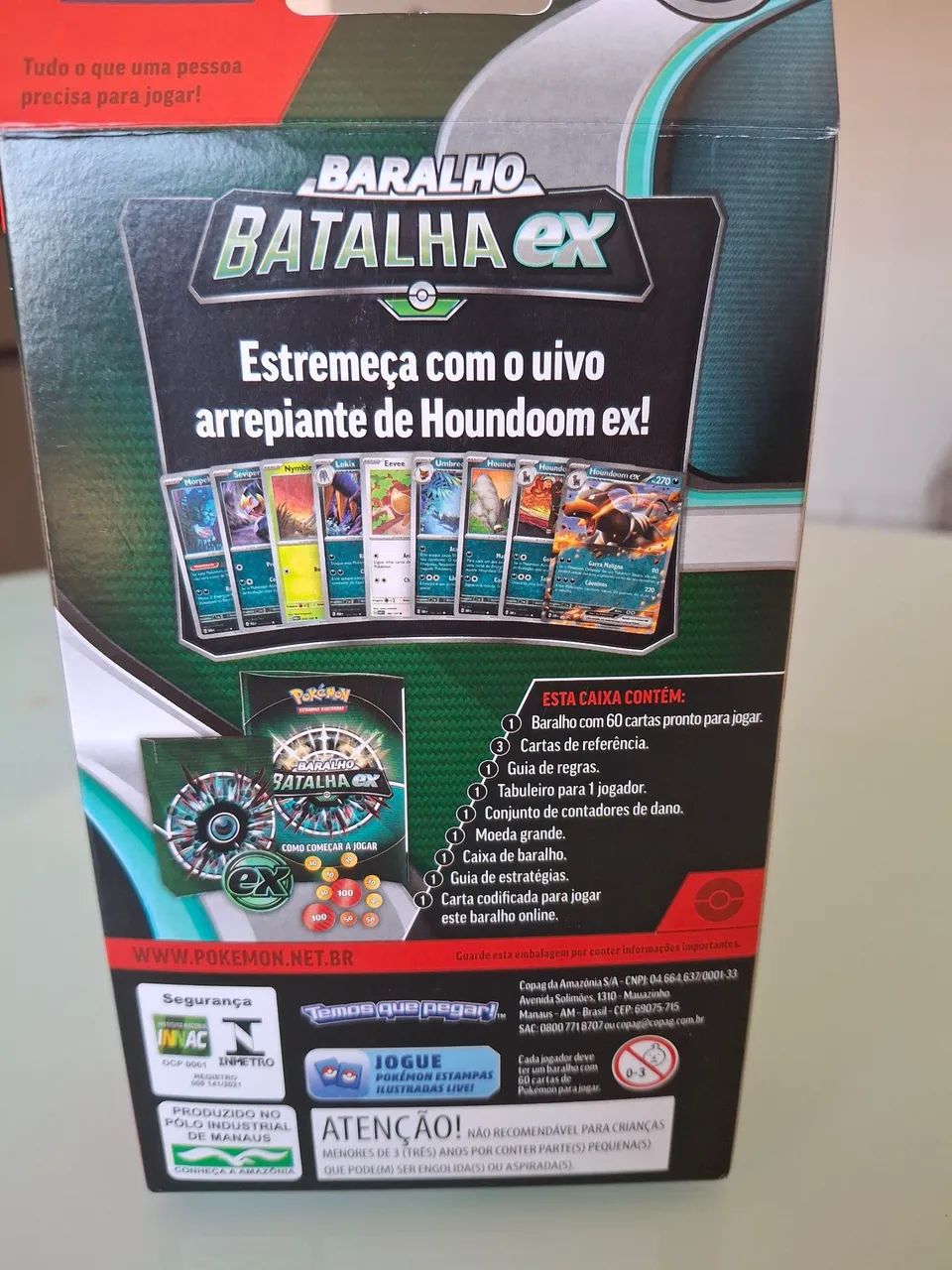 DECK DE BATALHA POKÉMON - HOUNDOOM EX - Foto 2