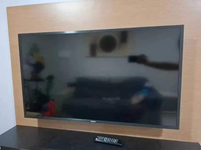 TV Samsung 43 polegadas não possui imagem, apena áudio