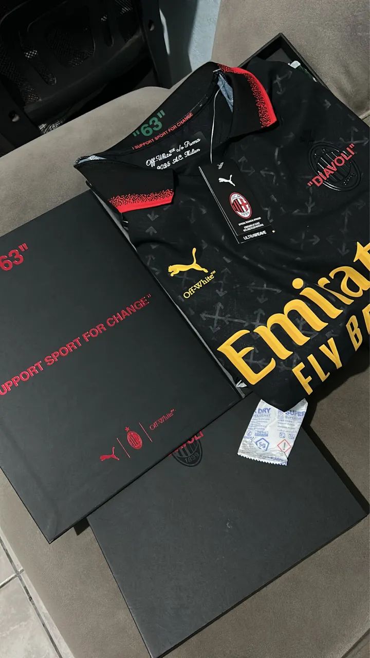 Camiseta Milan puma x Off white  - Foto 2