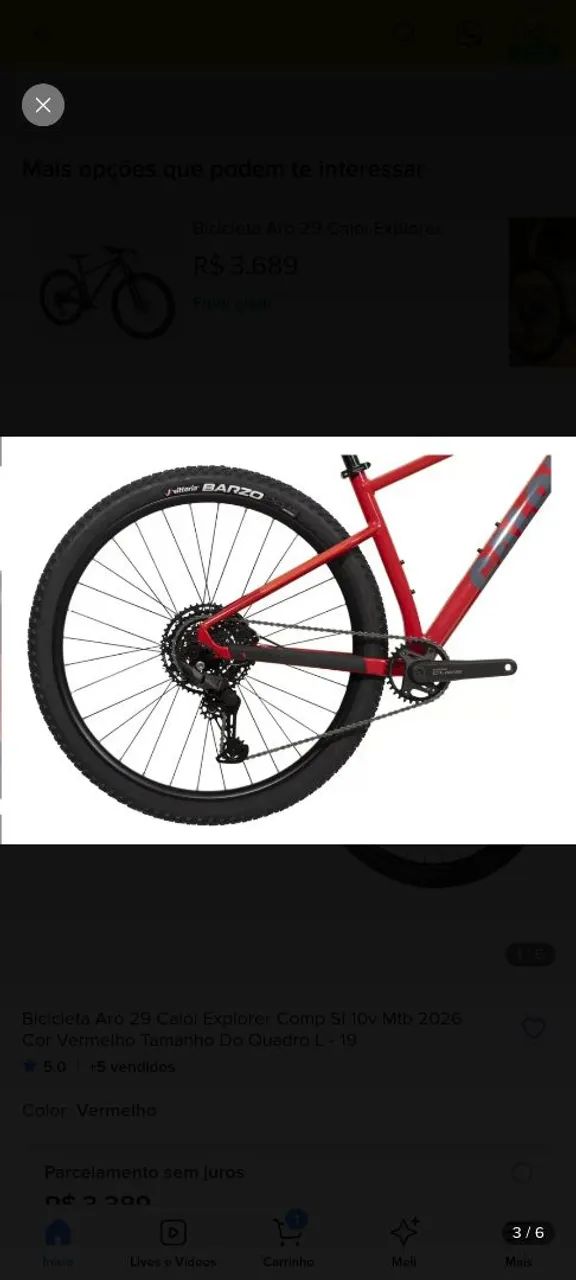 Bicicleta Caloi aro 29 Explorer  - Foto 4