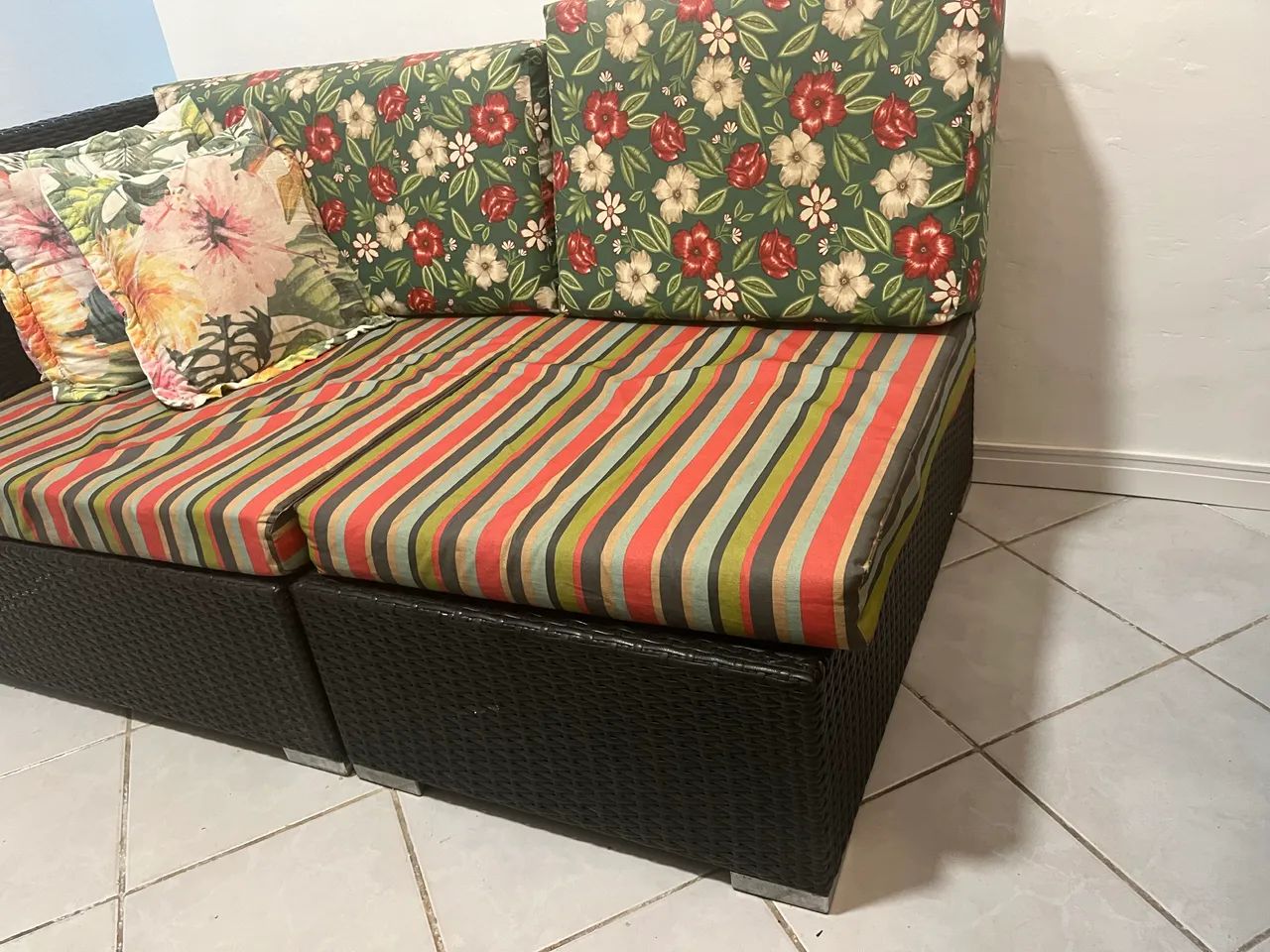 Center Table and Rattan Sofa446558815136655365